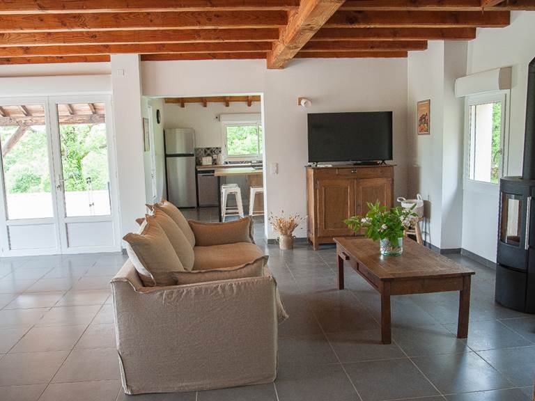 Gîte du Causse Loubressac Salon-gallery