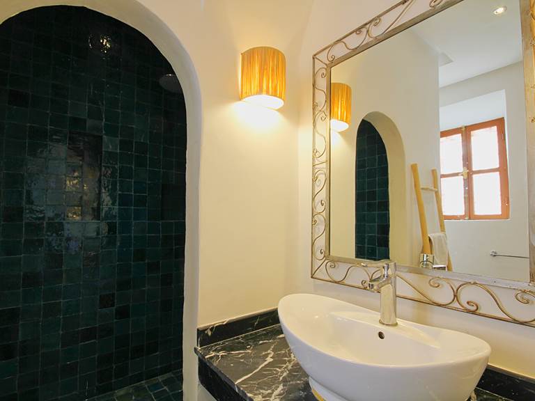 salle de bain chambre jade