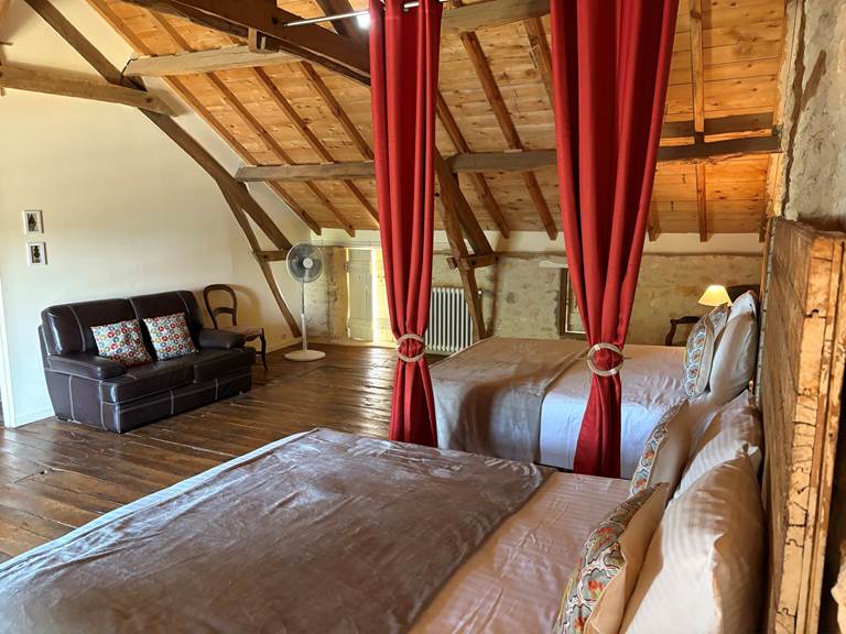Chambre double lit 160cm-gallery