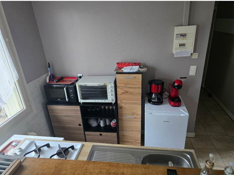 Gite 1 à 4 pers chambre 1 cuisine