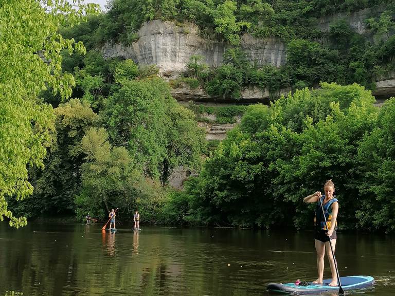 paddle sur la Vézère avec Canoë family
