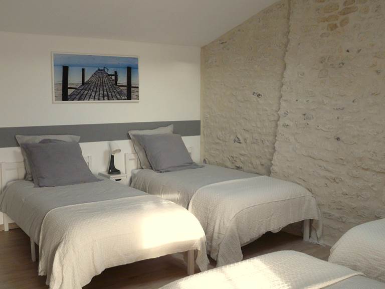 La chambre "MER" 4 lits simple