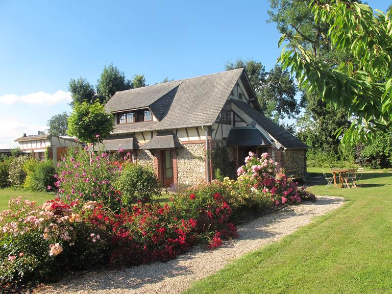 Jardin rosiers - Gîte du Petit Coq - aux3nidsfleuris