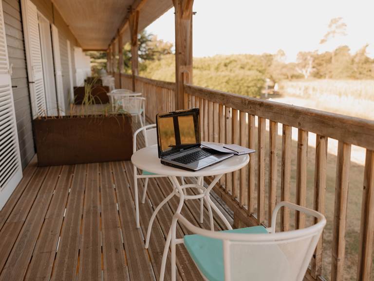 Terrasse du loft Solo La Petite Couronne