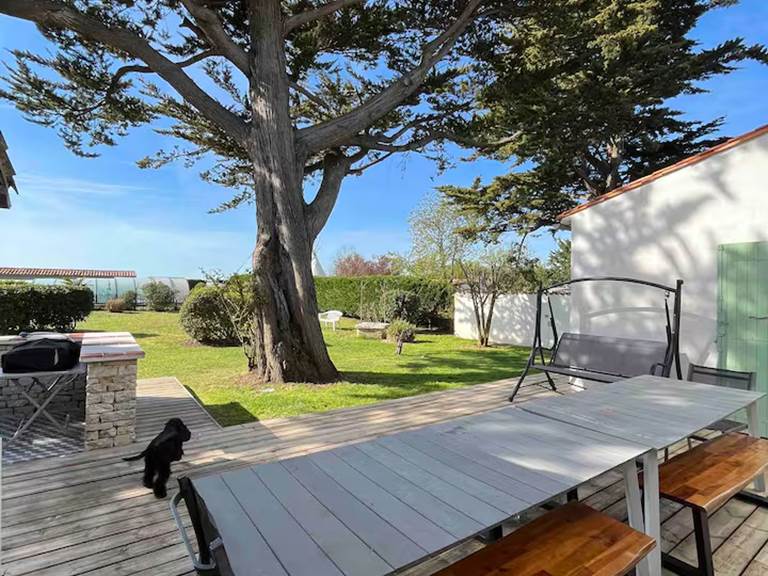 Terrasse et grande tablet