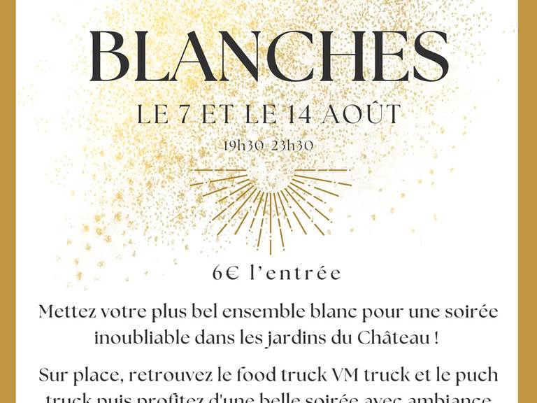 Affiche Soirée blanche 2024