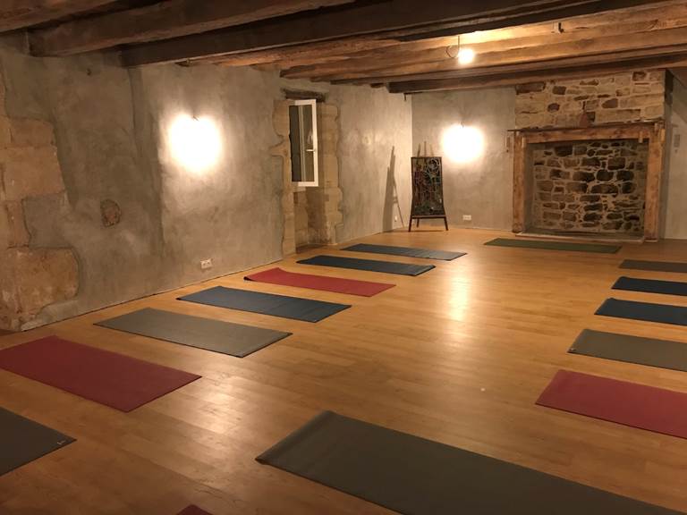 la salle de yoga