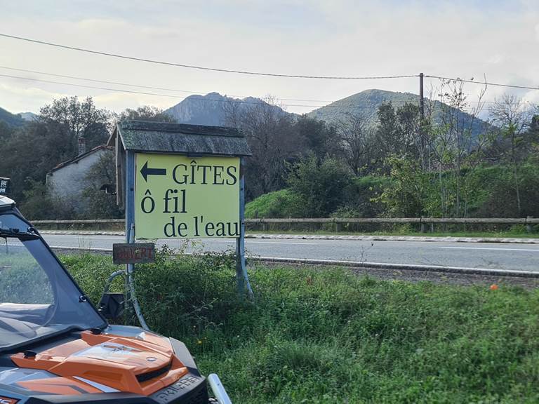 vue montagne en arrivant chez nous