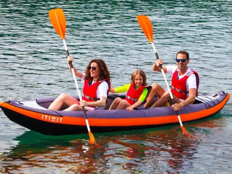location kayak 3-4 places balade famille Golfe du Morbihan Villa Charles Ashton