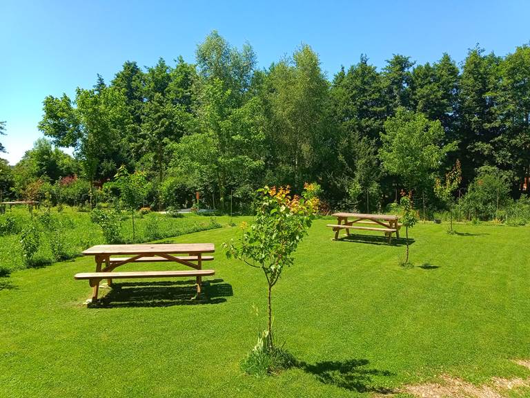 On ne se lasse pas du bien être procuré par le parc arboré