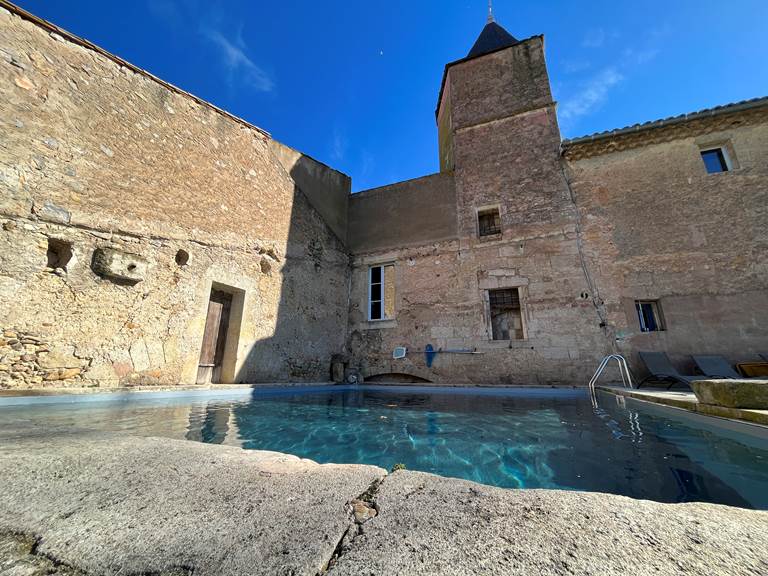 piscine au chateau