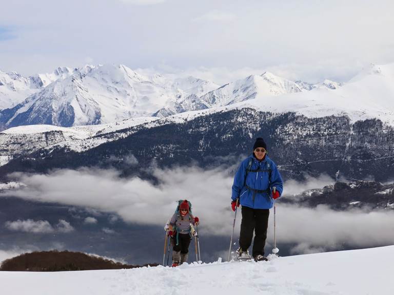Randonnée hivernale sur les crêtes de Berbeillet