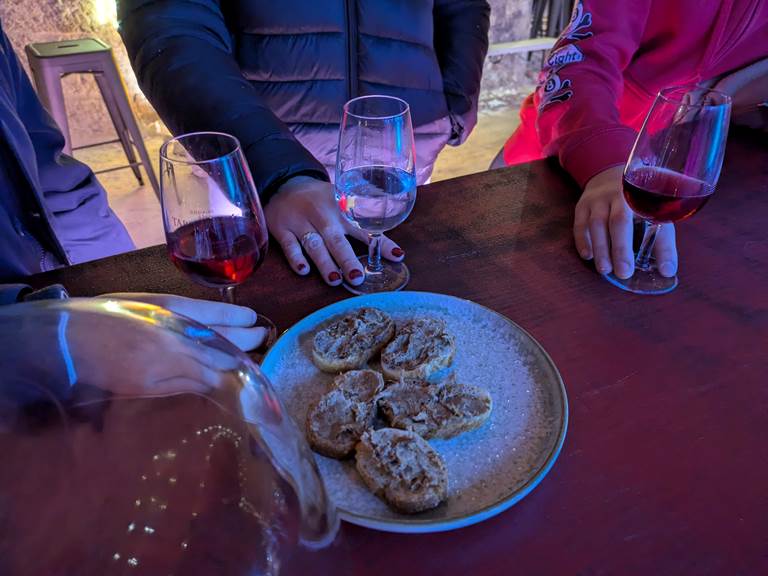 wine and local products tasting