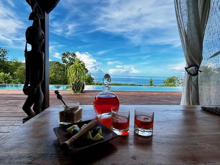 ACCUEIL TI-PUNCH VILLA PISCINE PRIVEE GUADELOUPE POINTE NOIRE