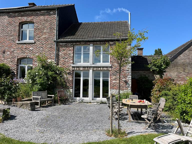 Gîte les 3 Bilobas vue côté jardin