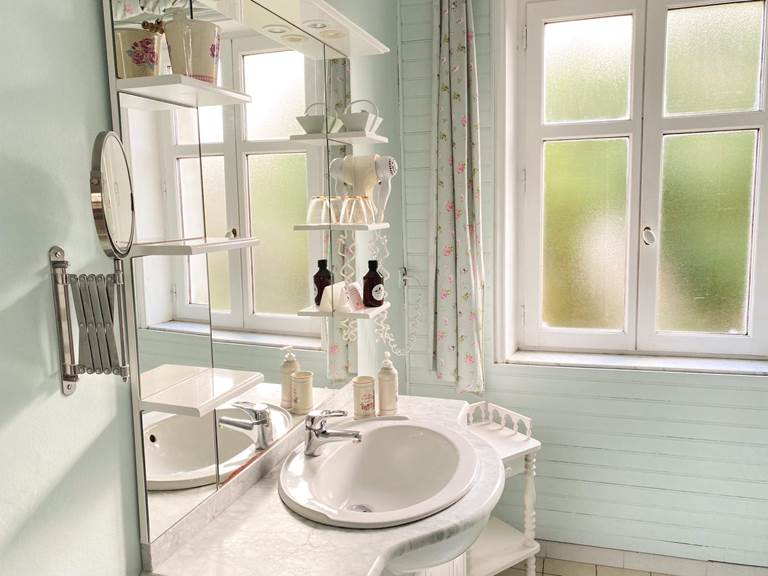 Suite de Courcelles salle de bain 2- Closerie la Fontaine - Touraine - Château de la Loire