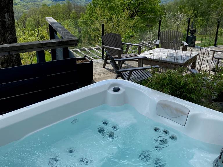 spa avec vue canopée