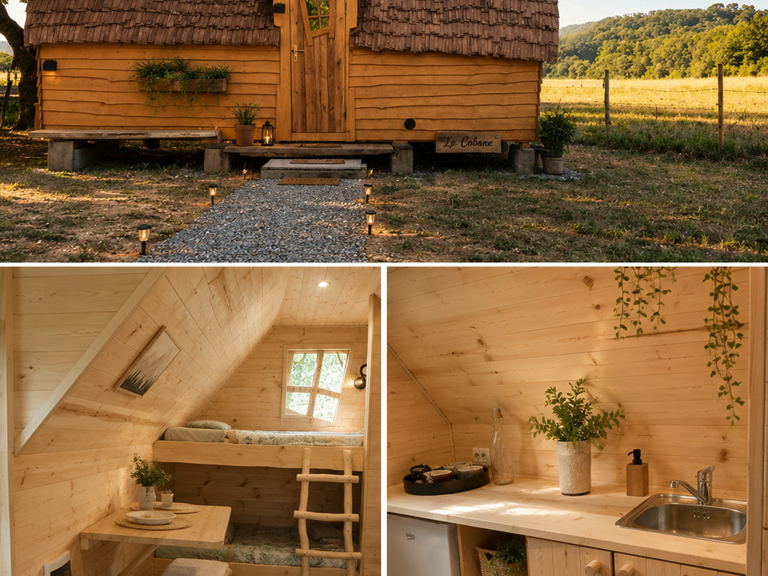 PHOTO INTERIEUR CABANE