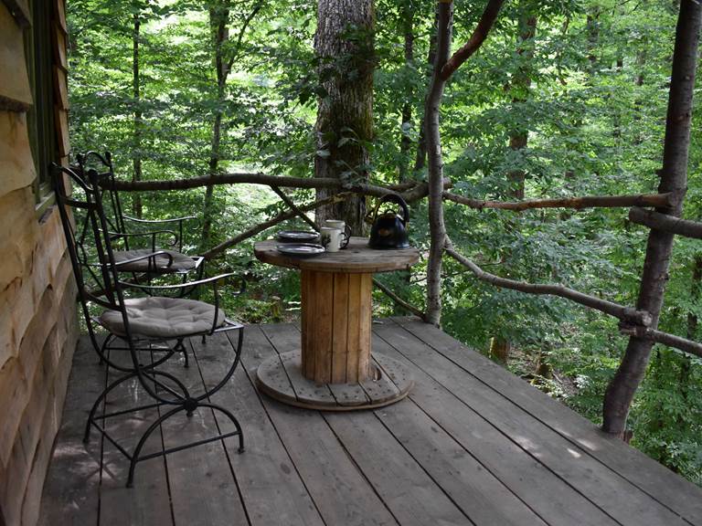 terrasse aménagée