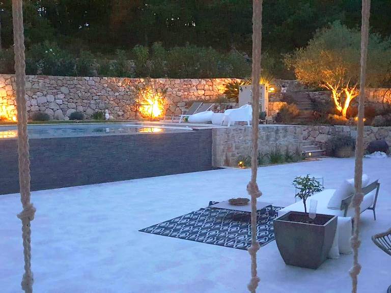 Villa Maluan piscine by night pays de Fayence-gallery