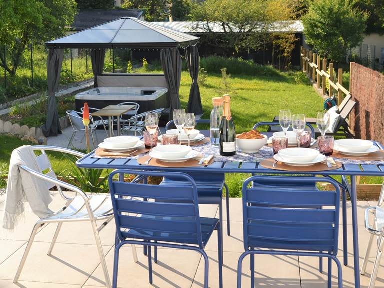 Location de vacances avec terrasse Epernay près de Reims