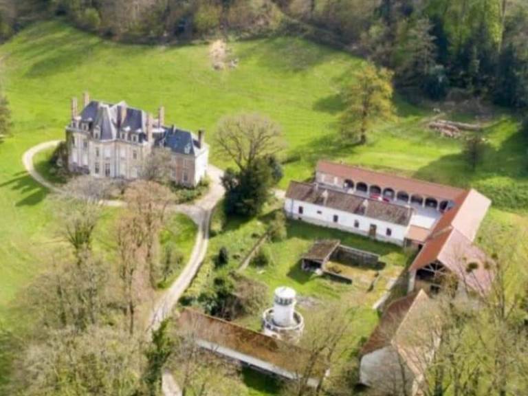 Photo aérienne Gite et  château