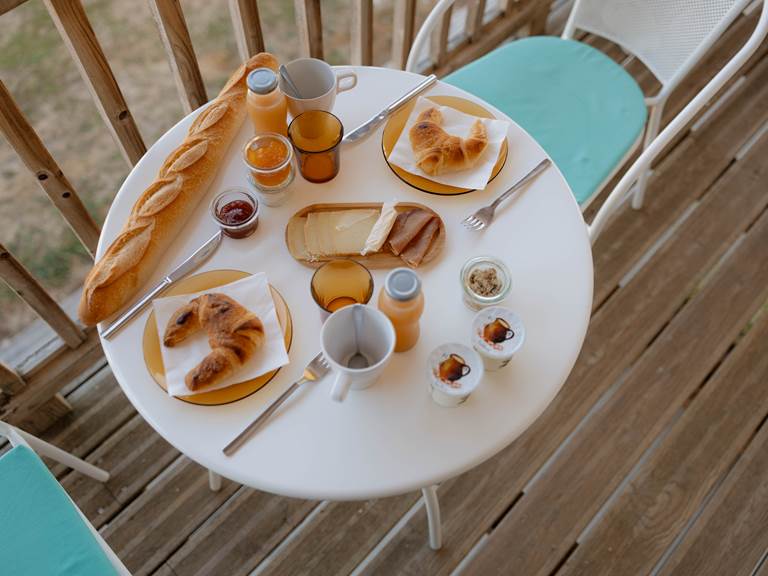 Le petit-déjeuner à La Petite Couronne