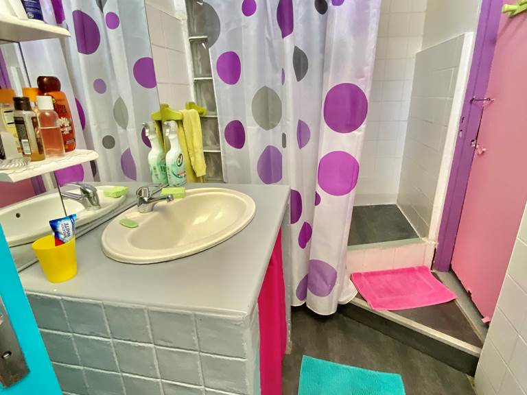 salle de bain à partager
