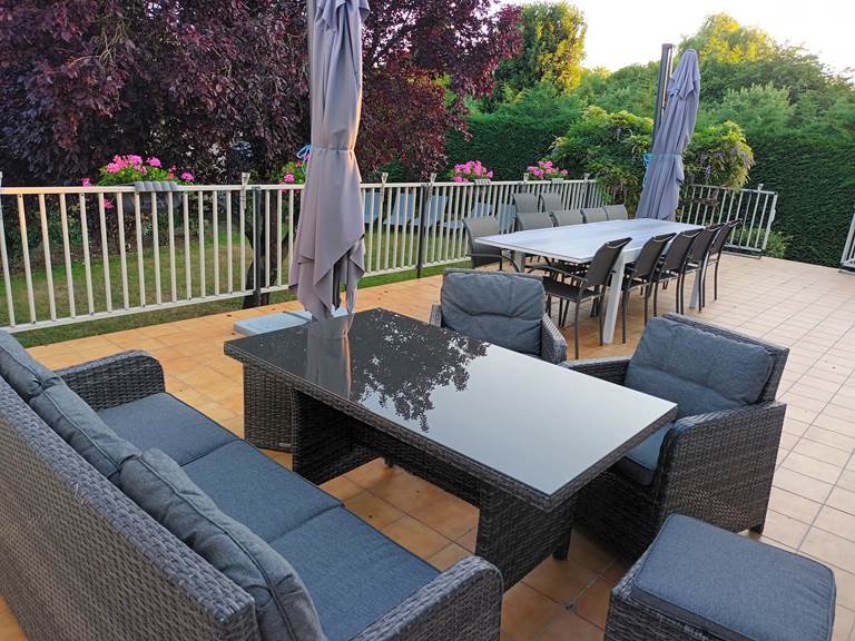 terrasse aménagée