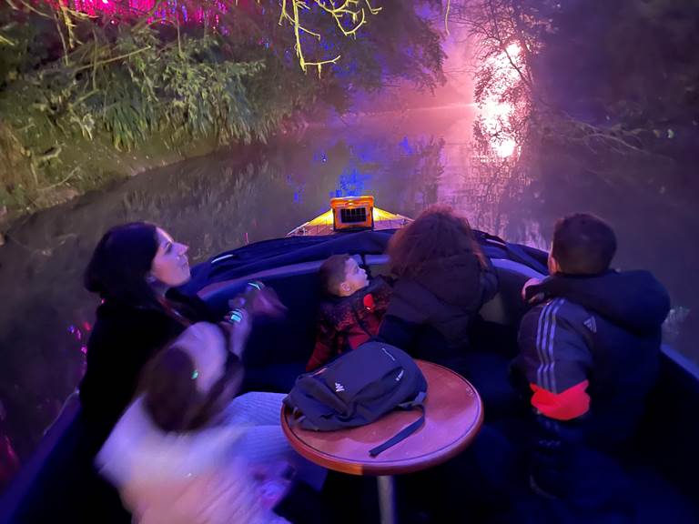 Les lumières du jardin des plantes illuminent le tescou