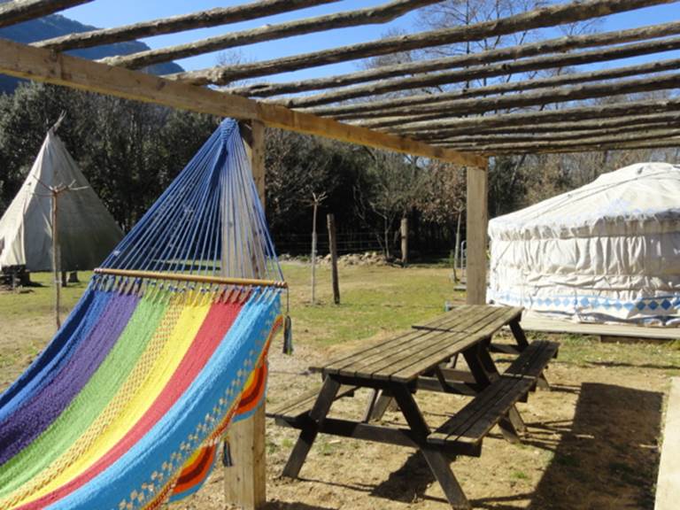 Espace chalets-tentes