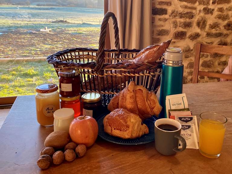 Les terres de la chouette, petit déjeuner