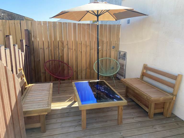 Terrasse privée de la Pêcherie