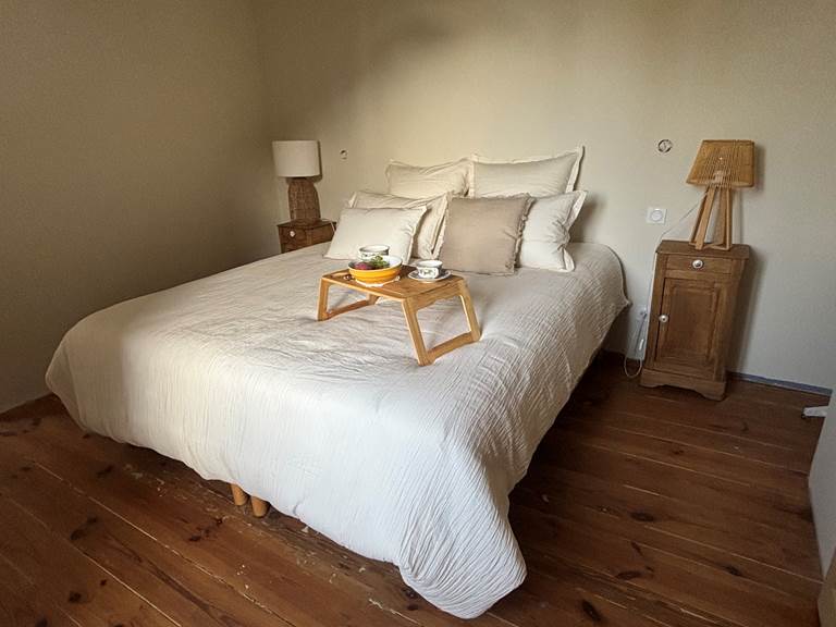 Chambre beige Clos Lavaux