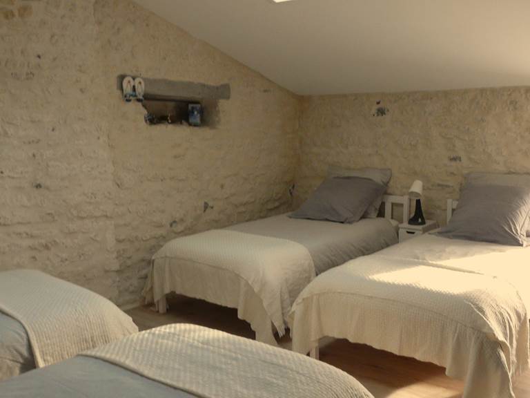 La chambre "MER" 4 lits simples