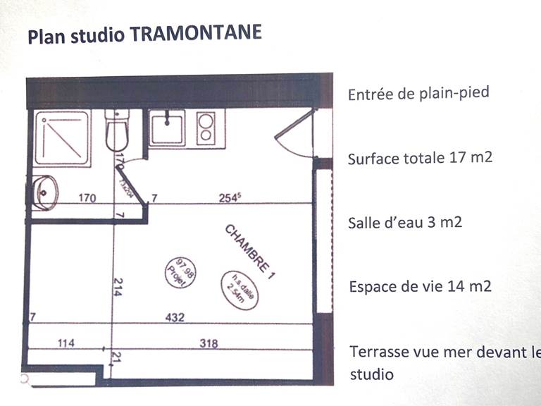 Plan studio Tramontane