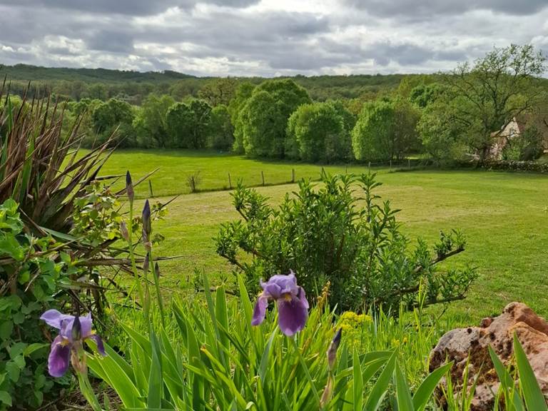 Gîte du Causse Loubressac Vue terrasse-gallery