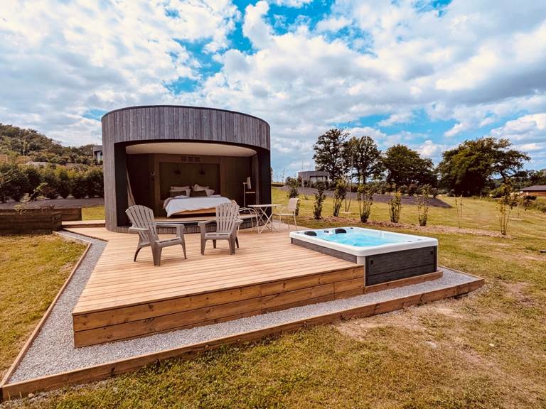 Chambre avec vue et spa
