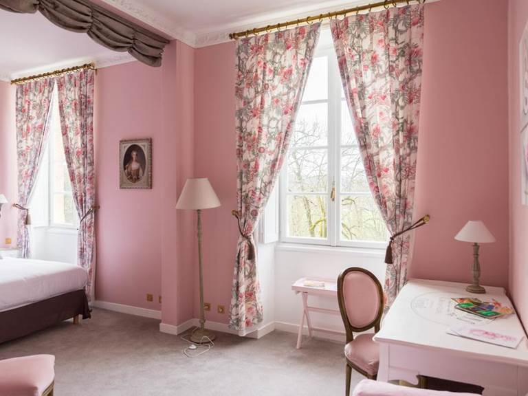 chambre rose