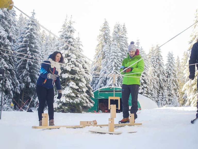 Activité Winter Games sur Savoie Grand Revard : Tour de Froebel