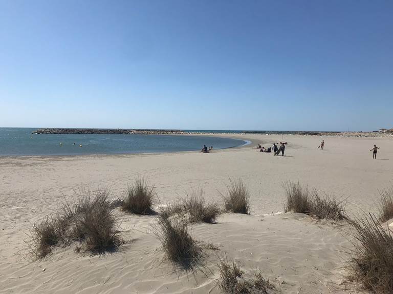 la plage Saintes Maries de la mer