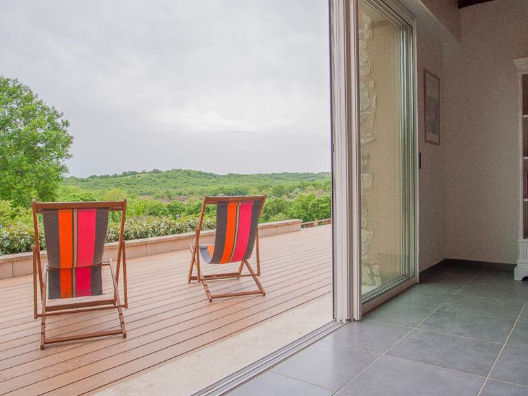 Gîte du Causse Loubressac Terrasse-gallery