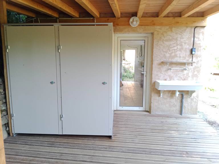 sanitaire commun du camping
