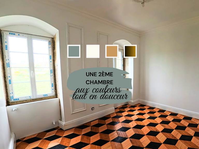 Projet déco de la deuxième chambre du gîte – ouverture mai 2026.