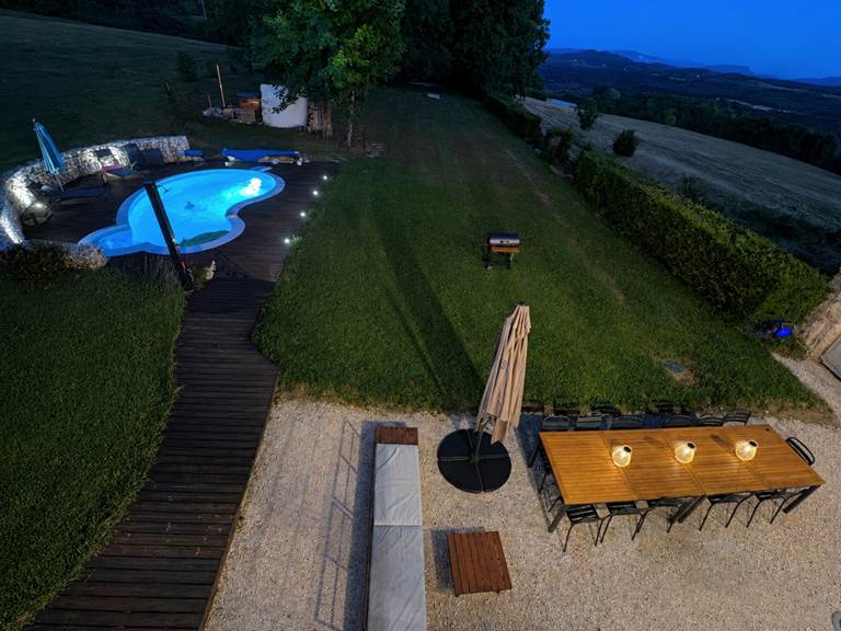 Le luxe de profiter des soirées en terrasse