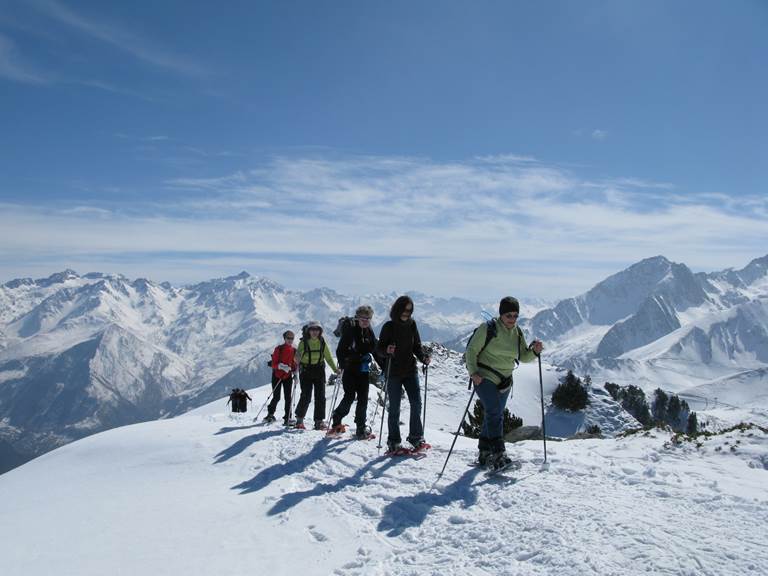 Randonnée hivernale sur les crêtes de l'Ardiden