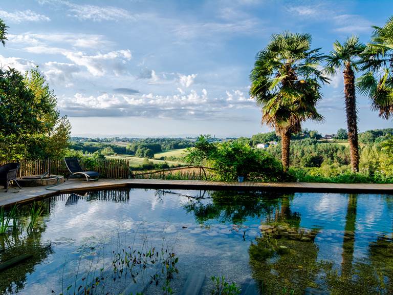 Les chemins de Berdis  Maison d'hôte  Chalosse Landes Vue 4