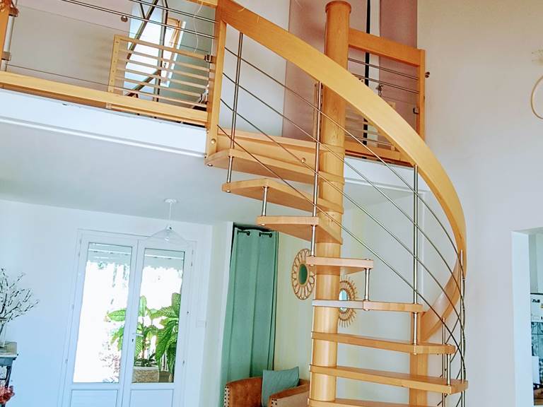 vue escalier salon 1er