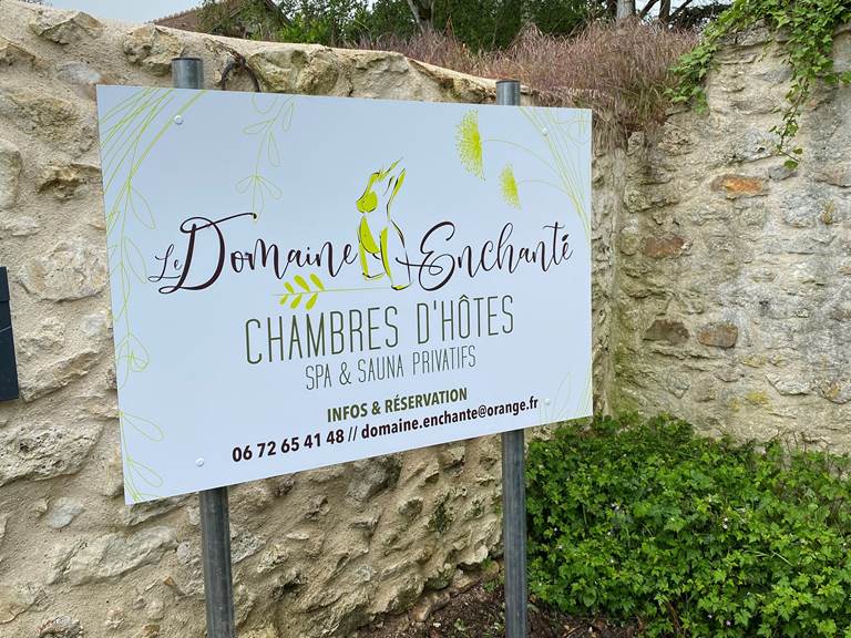 Panneau - Le Domaine Enchanté