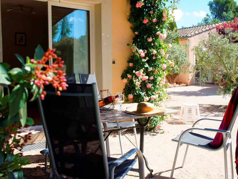 Terrasse appartement 302 Residence les Peupliers